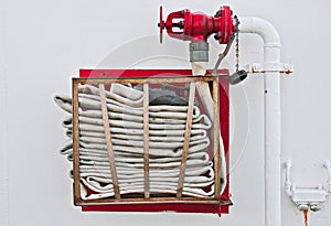 Fire Hose on Wall