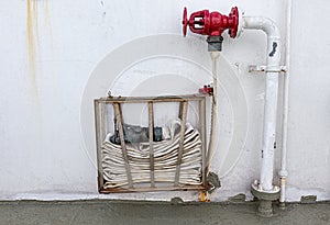 Fire Hose on Wall
