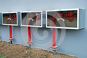 Fire hydrant and hose box in hazadous area of power plant