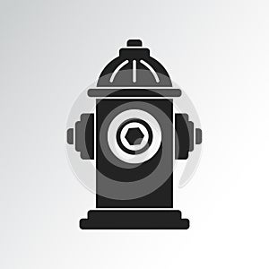 Fire hydrant icon. Vector illustration