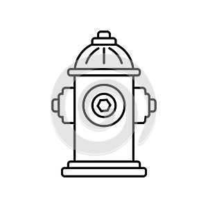 Fire hydrant icon. Vector illustration photo