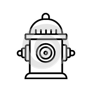 Fire hydrant icon vector illustration photo