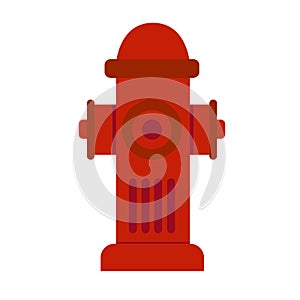 Fire hydrant icon, vector illustration