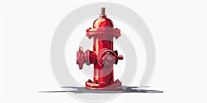 fire hydrant illustration isolated on white background