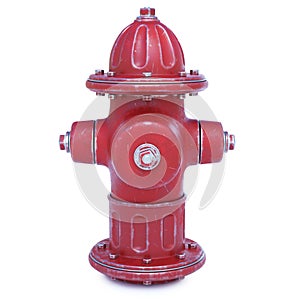 Fire hydrant isolated on white background