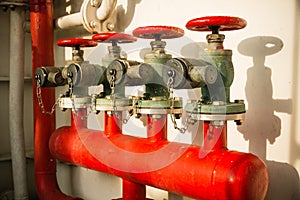 Fire hydrant manifold photo
