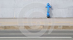 Fire hydrant on sidewalk