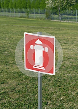 Fire Hydrant Sign