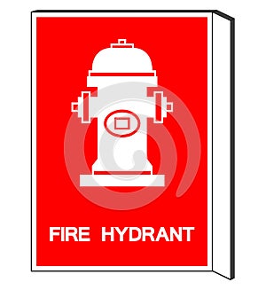 Fire Hydrant Symbol Sign, Vector Illustration, Isolate On White Background Label. EPS10