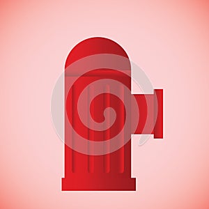 fire hydrant. Vector illustration decorative design