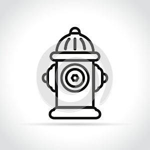 Fire hydrant on white background