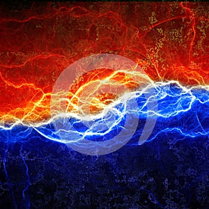 Fire and ice lightning