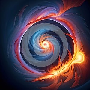 Fire and ice melding in cosmos birth if universe