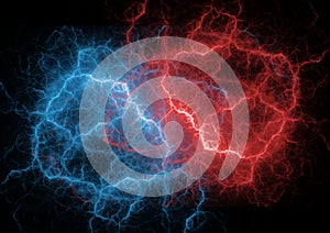 Fire and ice plasma cloud