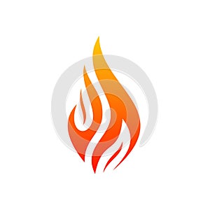 Fire icon symbol logo design