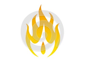 Fire Icon. Tattoo. Vector. Flame. Icon. Sign. Symbol. Flaming. Bonfire. Burning. Fiery. Flammable. Inferno. Hell. Heat. Afire