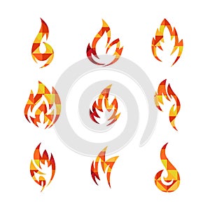 Fire Icon Template