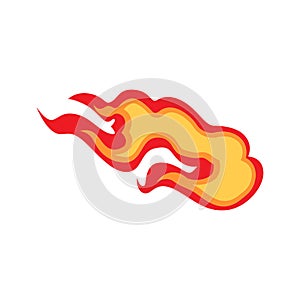 Fire icon vector set. Flame illustration sign collection. Burn symbol. Hot logo.