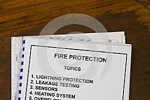 Fire incident reporting concept with topics