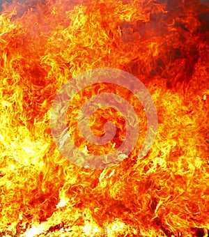 Fire inferno background