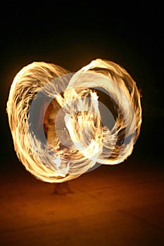 Fire juggler