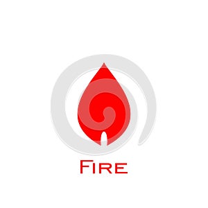 Fire logo design, flame icon, vector icons.