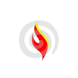 Fire logo design, flame icon, vector icons.