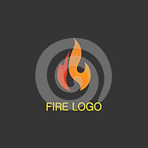 fire logo and icon, hot flaming element Vector flame illustration design energy, warm, warning, cooking sign, logo, icon, light,