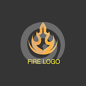 fire logo and icon, hot flaming element Vector flame illustration design energy, warm, warning, cooking sign, logo, icon, light,