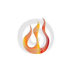 Fire logo ilustrator vektor nature