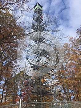 Fire lookout tower