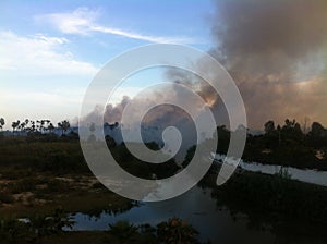 Fire in Los Cabos photo