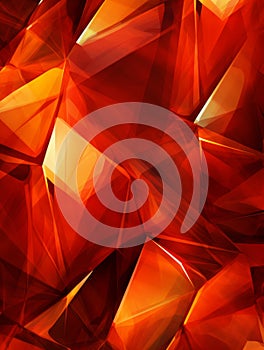 Fire Opal Crystal Creative Abstract Geometric Texture.