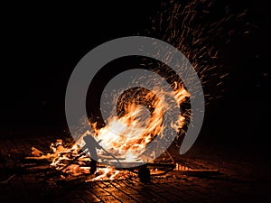 Fire outdoor,kunming