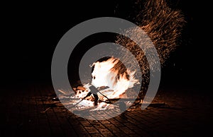 Fire outdoor,kunming