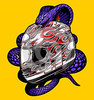 fire pattern helmet