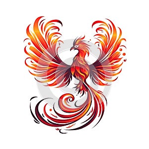 fire phoenix bird logo