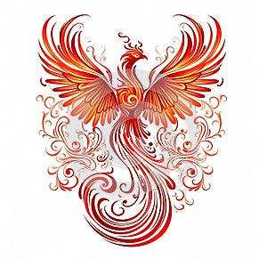 fire phoenix bird logo