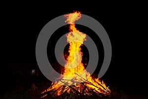 Fire place traditional symbol in Latvia midsummer festival