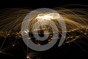 Fire Poi / Spinning Steel Wool