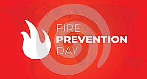 Fire Prevention Day Illustration Concept