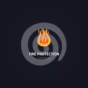 Fire protection system icon