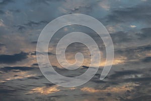 view of the firey red sky