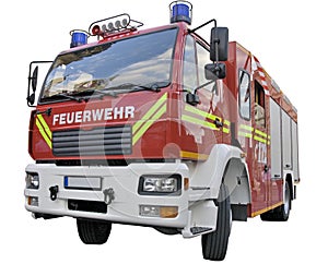 A fire rescue car