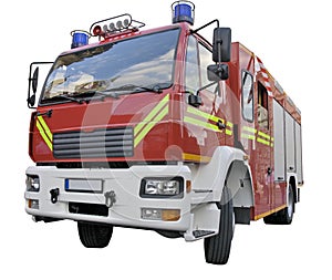 A fire rescue car