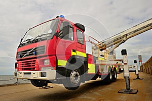 Fire and rescue, skylift truck