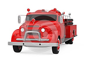 Fire Rescue Truck Isolated