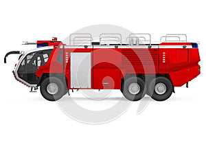 Fire Rescue Truck Isolated