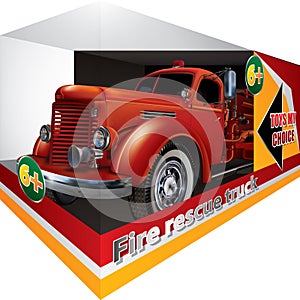 Fire rescue truck toy