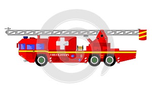Fire rescue vehicle